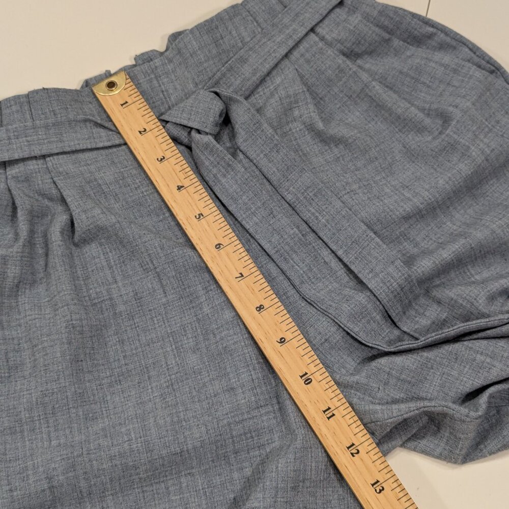 Dynamite Slate Blue Belted Pants - Size S - Picture 9 of 9